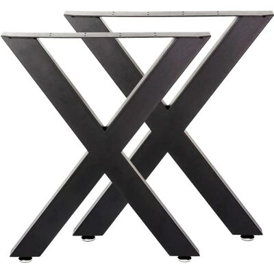 Wiltec Cornice per Tavolo in Acciaio Nero 72x60cm - Tipo di Tavolo Wiltec Cornice per Tavolo in Acciaio Nero 72x60cm - Tipo di Tavolo