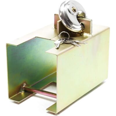Wiltec Lucchetto per rimorchio - Chiave universale con 2 chiavi - Protezione antifurto Wiltec Lucchetto per rimorchio - Chiave universale con 2 chiavi - Protezione antifurto