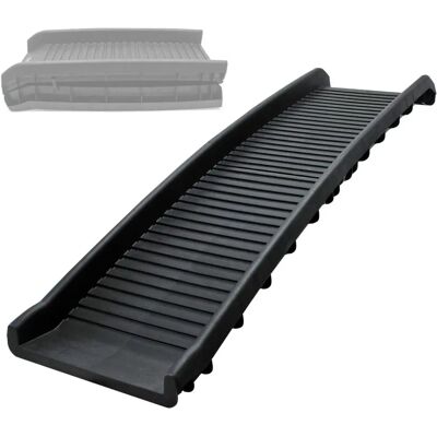 Rampa per cani pieghevole Wiltec - Antiscivolo, 156x40cm - Veicolo Rampa per cani pieghevole Wiltec - Antiscivolo, 156x40cm - Veicolo