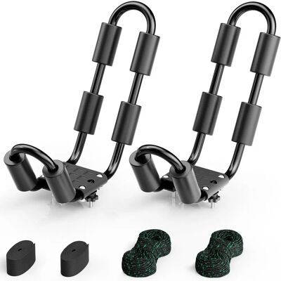Wiltec 2x Portabicicletas para Kayak - Transporte Seguro - 34kg Max Wiltec 2x Portabicicletas para Kayak - Transporte Seguro - 34kg Max