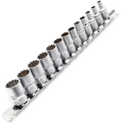 XPOTOOL - Set di bussole da 1/4′′ (6,35mm) 13 pezzi - Set di officina XPOTOOL - Set di bussole da 1/4′′ (6,35mm) 13 pezzi - Set di officina