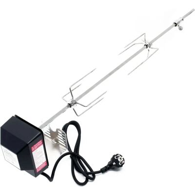 Wiltec Spiedo Barbecue in Acciaio Inox 70cm - Rotisserie Motorizzata Wiltec Spiedo Barbecue in Acciaio Inox 70cm - Rotisserie Motorizzata