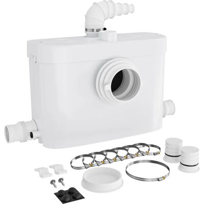Wiltec Modello 450W Pompa trituratore sanitaria - Compatta, Potente, 3 Ingressi Wiltec Modello 450W Pompa trituratore sanitaria - Compatta, Potente, 3 Ingressi