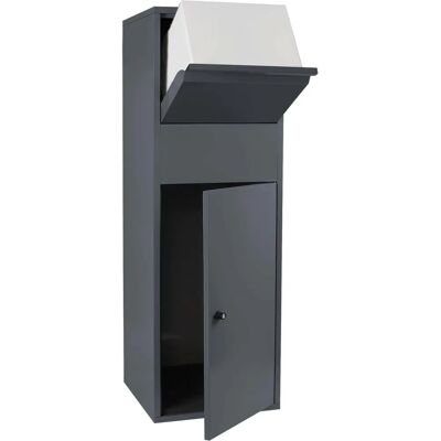 Wiltec Caja Pacchi - Soluzione Moderna Antracite per Posta e Pacchetti Wiltec Caja Pacchi - Soluzione Moderna Antracite per Posta e Pacchetti