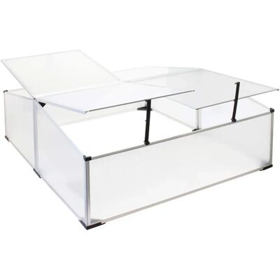 Wiltec Modell 100x120x40cm Aluminium Gewächshaus mit verstellbaren Dachlüftungen Wiltec Modell 100x120x40cm Aluminium Gewächshaus mit verstellbaren Dachlüftungen