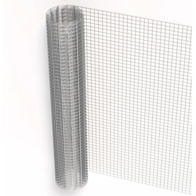 Wiltec Modello - Recinzione in rete a maglie quadrate - 5m x 100cm Wiltec Modello - Recinzione in rete a maglie quadrate - 5m x 100cm