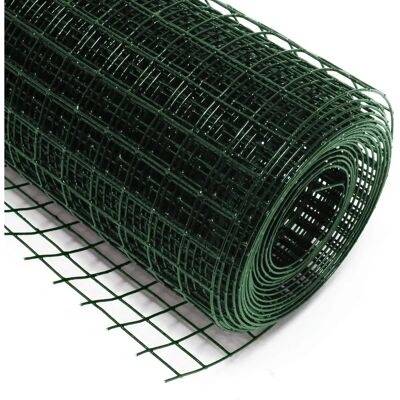 Wiltec Modèle Grillage Carré 12x12mm - Clôture en Fil 25m-100cm - Publicité Wiltec Modèle Grillage Carré 12x12mm - Clôture en Fil 25m-100cm - Publicité