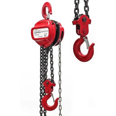 XPOTOOL Kettenzug 5000kg, 3m Kette, 2,5m Hub - Hebezeug XPOTOOL Kettenzug 5000kg, 3m Kette, 2,5m Hub - Hebezeug