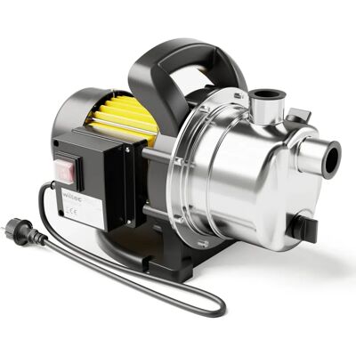 Wiltec Pompa da giardino 2800l/h 600W - Autoadescante, 35m Altezza Wiltec Pompa da giardino 2800l/h 600W - Autoadescante, 35m Altezza