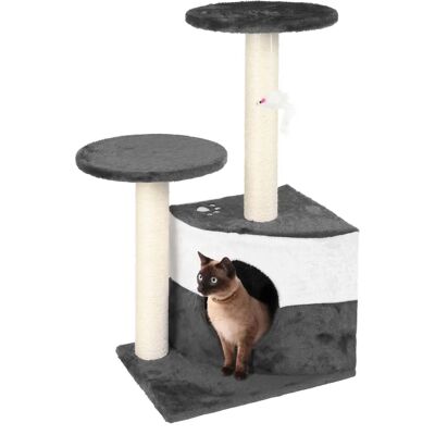 Wiltec Kratzbaum Grau 71cm - Katzenbaum, Kletterbaum Wiltec Kratzbaum Grau 71cm - Katzenbaum, Kletterbaum