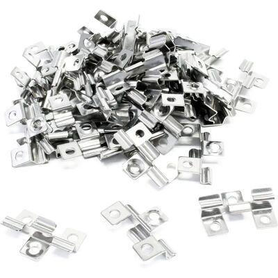 WILTEC Clip Inox per Decking - 6mm, 50 pezzi - Pavimenti Esterni WILTEC Clip Inox per Decking - 6mm, 50 pezzi - Pavimenti Esterni
