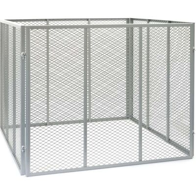 Wiltec Modell 100x100x80cm Komposter - Metall Gartengerät Wiltec Modell 100x100x80cm Komposter - Metall Gartengerät