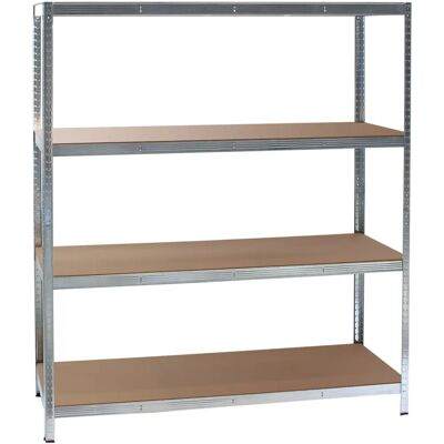 Scaffale resistente Wiltec - 4 ripiani - 160x60x180cm Scaffale resistente Wiltec - 4 ripiani - 160x60x180cm