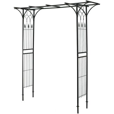 Wiltec Pflanzenstützbogen - Rosen- und Kletterpflanzen-Arch Wiltec Pflanzenstützbogen - Rosen- und Kletterpflanzen-Arch