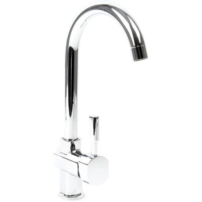 WILTEC Naturewater Küchenarmatur - 360° drehbar chrom Einzeln/Doppelspüle WILTEC Naturewater Küchenarmatur - 360° drehbar chrom Einzeln/Doppelspüle