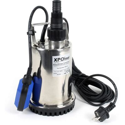 Xpotool Tauchpumpe - 7500l/h - 400W - Max 7m Tiefe - Schmutzwasser Xpotool Tauchpumpe - 7500l/h - 400W - Max 7m Tiefe - Schmutzwasser