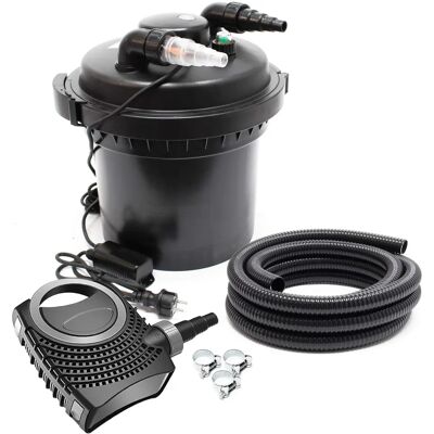 Set de filtro para estanque SunSun CPF-280 - 8000L, 11W, UVC, Bomba NEO6000 Set de filtro para estanque SunSun CPF-280 - 8000L, 11W, UVC, Bomba NEO6000