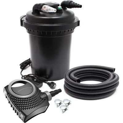 Set de filtro para estanque SunSun CPF-380 - 12000L, 11W UVC, Bomba Set de filtro para estanque SunSun CPF-380 - 12000L, 11W UVC, Bomba