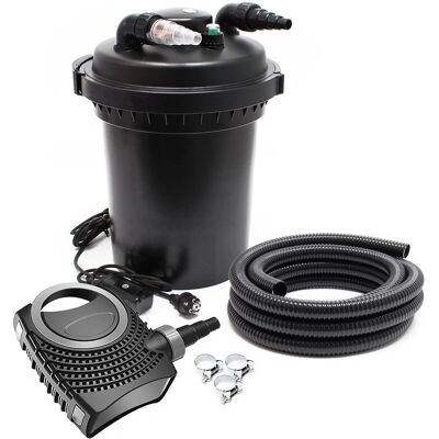Set de filtro para estanque SunSun CPF-380 - 12000L, 11W UVC, Bomba NEO6000 Set de filtro para estanque SunSun CPF-380 - 12000L, 11W UVC, Bomba NEO6000
