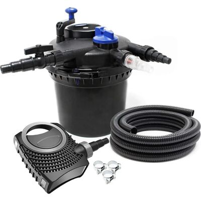 Set de filtro para estanque SunSun CPF-5000 - 8000L, 11W UVC, Bomba NEO2800 Set de filtro para estanque SunSun CPF-5000 - 8000L, 11W UVC, Bomba NEO2800