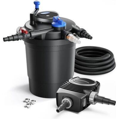 SunSun CPF-10000 Set para estanque - 12000L, 11W UVC, NEO3800 SunSun CPF-10000 Set para estanque - 12000L, 11W UVC, NEO3800