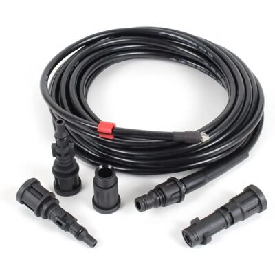XPOTOOL Tubo flessibile per pulizia tubature - 20m, 4 adattatori - nero - Pipe Cleaning Hose XPOTOOL Tubo flessibile per pulizia tubature - 20m, 4 adattatori - nero - Pipe Cleaning Hose