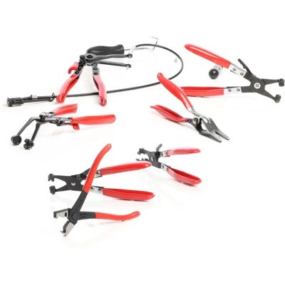 WILTEC - Set di pinze per fascette e raccordi di tubi - Set di pinze per tubi WILTEC - Set di pinze per fascette e raccordi di tubi - Set di pinze per tubi