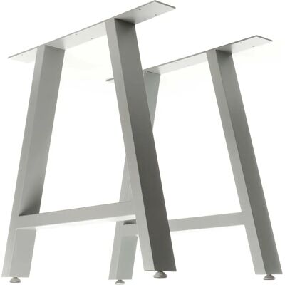 Wiltec - Gambe per tavolo in acciaio stile industriale 70x72cm Wiltec - Gambe per tavolo in acciaio stile industriale 70x72cm