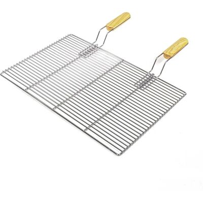 Wiltec Edelstahl Rechteckige BBQ Grill 67x40cm - Universell für Outdoor Wiltec Edelstahl Rechteckige BBQ Grill 67x40cm - Universell für Outdoor
