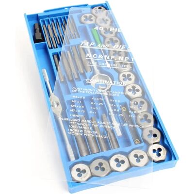 XPOtool Gewindeschneider-Set - 40 Teile M3-M12 XPOtool Gewindeschneider-Set - 40 Teile M3-M12