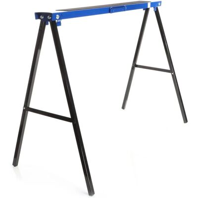Wiltec Soportes de apoyo - Caballetes de acero plegables 250kg - Construcción y bricolaje Wiltec Soportes de apoyo - Caballetes de acero plegables 250kg - Construcción y bricolaje
