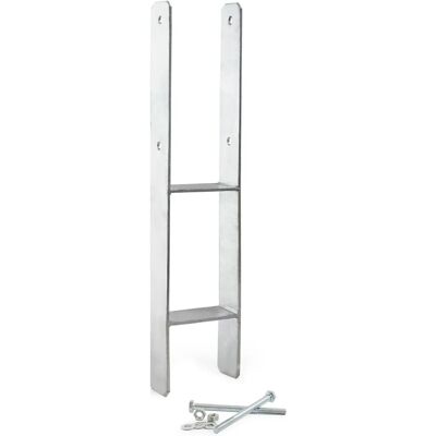 Support de Poteau XPOtool - 71x600mm Galvanisé - Argent - Publicité Support de Poteau XPOtool - 71x600mm Galvanisé - Argent - Publicité