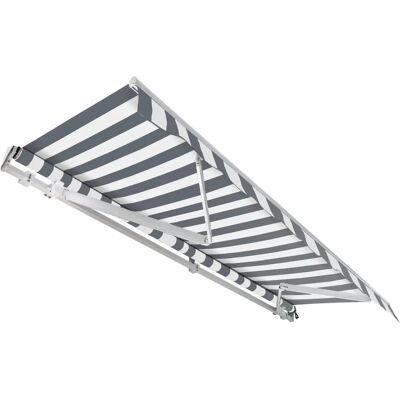 Tenda Toboli 3x2,5m Antracite/bianco Regolabile - Tenda da sole Tenda Toboli 3x2,5m Antracite/bianco Regolabile - Tenda da sole