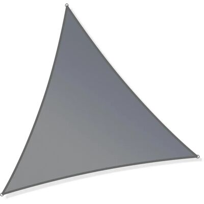 Toboli Sonnensegel Dreieck 4x4x4m UV Sonnenschutz Garten Terrasse - Grau Toboli Sonnensegel Dreieck 4x4x4m UV Sonnenschutz Garten Terrasse - Grau