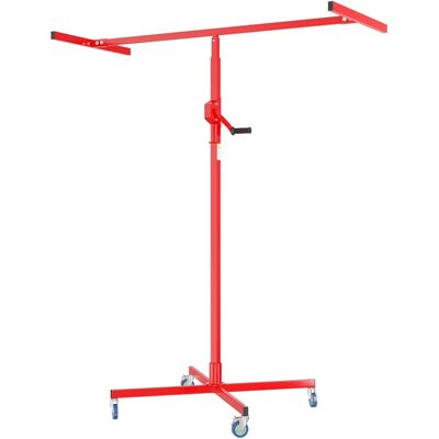 Wiltec Elevador de paneles de yeso - 50kg, 190-330cm, negro Wiltec Elevador de paneles de yeso - 50kg, 190-330cm, negro