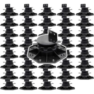 Xpotool Supporto per terrazza 40 supporti regolabili 33-64mm Xpotool Supporto per terrazza 40 supporti regolabili 33-64mm