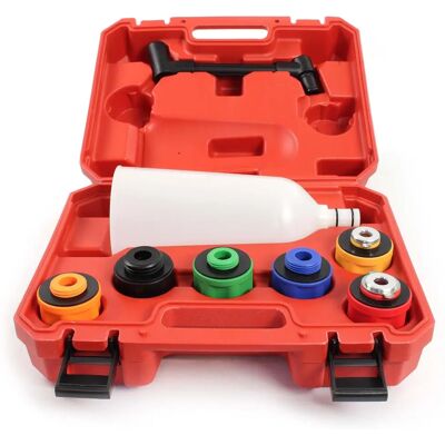 Xpotool - Juego embudo para aceite - 8 piezas con extensión y 6 adaptadores - Herramientas para automóviles Xpotool - Juego embudo para aceite - 8 piezas con extensión y 6 adaptadores - Herramientas para automóviles