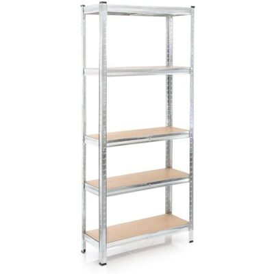 Wiltec Schwerlastregal Zink 174x75x30cm Stahl 875kg 5 Ablagen Wiltec Schwerlastregal Zink 174x75x30cm Stahl 875kg 5 Ablagen