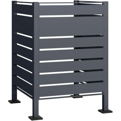 Wiltec Gartenhaus & Mülltonnenzaun - Stahlschuppenschutz 60-240L Wiltec Gartenhaus & Mülltonnenzaun - Stahlschuppenschutz 60-240L