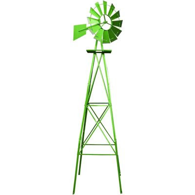 Wiltec Windmühle 250cm US-Design grün mit Kugellager Wiltec Windmühle 250cm US-Design grün mit Kugellager