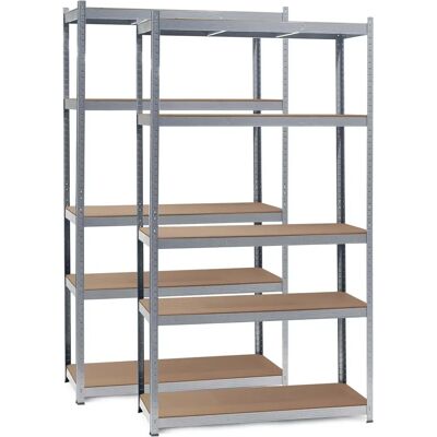 Scaffali resistenti Wiltec - 5 ripiani 200kg - 100x50x200cm Scaffali resistenti Wiltec - 5 ripiani 200kg - 100x50x200cm