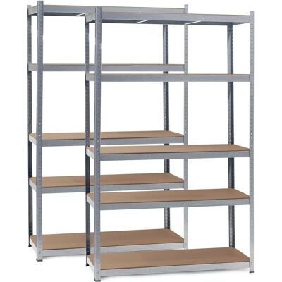 Wiltec Schwerlastregale - 120x50x200cm - 5 Ablagen Wiltec Schwerlastregale - 120x50x200cm - 5 Ablagen