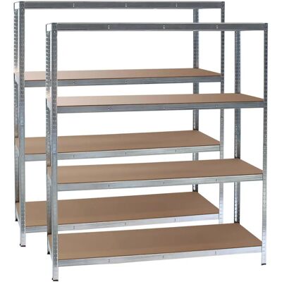 Scaffali resistenti Wiltec - 160x60x180cm - 4 ripiani Scaffali resistenti Wiltec - 160x60x180cm - 4 ripiani