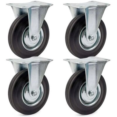 Wiltec - Bockrollen Set 4x - 100mm - 70kg - Transport rollers Wiltec - Bockrollen Set 4x - 100mm - 70kg - Transport rollers