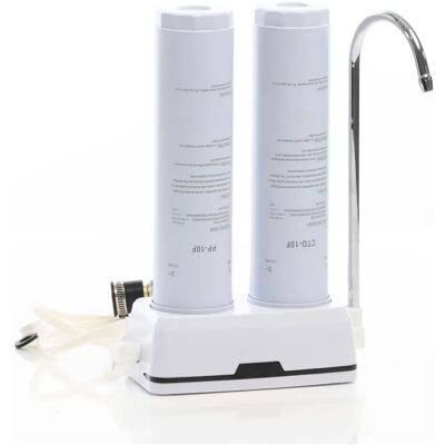 Naturewater NW-2-PPCTO Wasserfilter - Tischmodell, 2 Stufen, Weiß Naturewater NW-2-PPCTO Wasserfilter - Tischmodell, 2 Stufen, Weiß