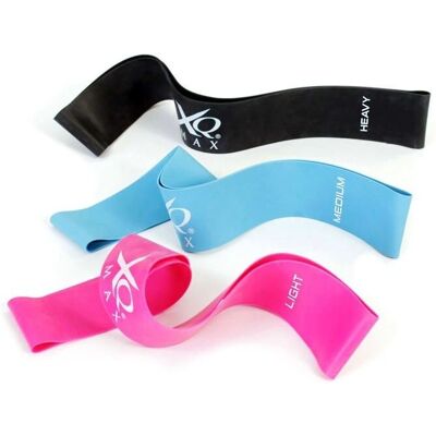 LUXTRI - Set di fasce fitness con 3 livelli di resistenza - Fitness Bands LUXTRI - Set di fasce fitness con 3 livelli di resistenza - Fitness Bands