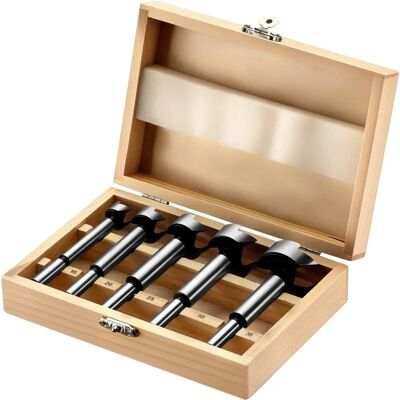 WILTEC - Forstner 15-35 mm - Kohlenstoffstahl - Forstnerbohrer-Set WILTEC - Forstner 15-35 mm - Kohlenstoffstahl - Forstnerbohrer-Set