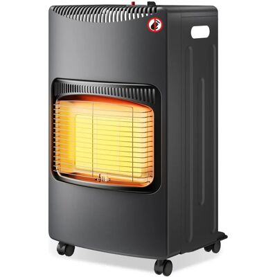 Wiltec Tragbare Gasheizung 4,2 kW mit Rädern Kompakte Indoor Heizung Sicher & Einfach Wiltec Tragbare Gasheizung 4,2 kW mit Rädern Kompakte Indoor Heizung Sicher & Einfach