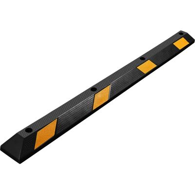 Wiltec Modell 183 x 15 x 10 cm Gummiparkstopper mit Reflexstreifen Garage Wiltec Modell 183 x 15 x 10 cm Gummiparkstopper mit Reflexstreifen Garage