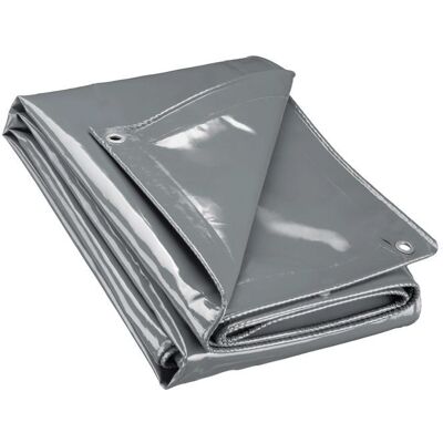 Wiltec - Lona impermeable gris 5 x 7 m - Tarpaulin Wiltec - Lona impermeable gris 5 x 7 m - Tarpaulin